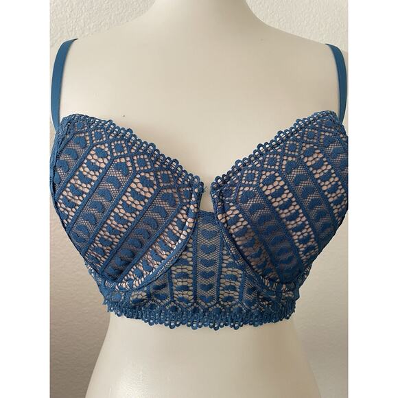 Adore Me Nymphadora Lingerie Contour Heart Underwire Balconette Bra - Picture 2 of 8
